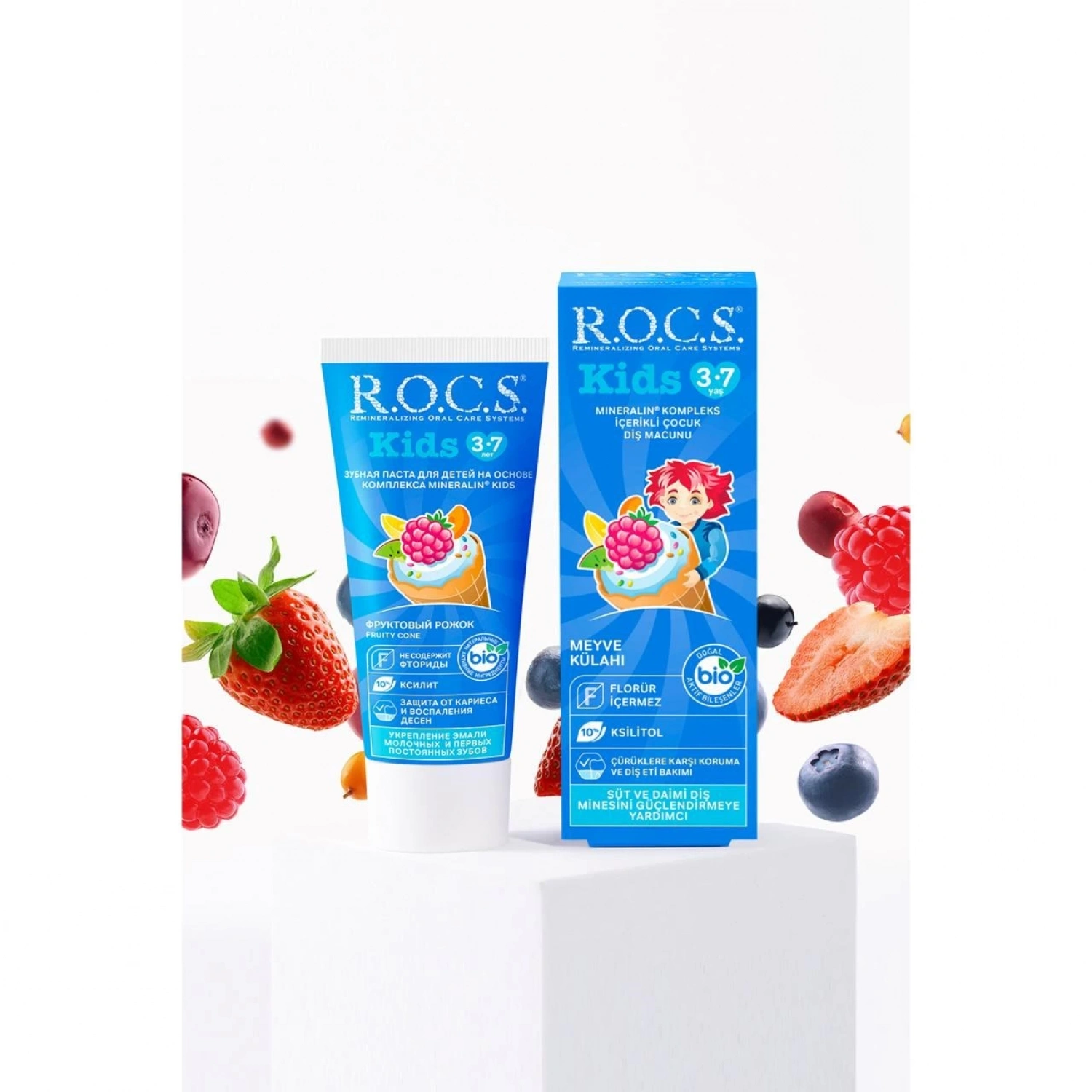 R.o.c.s. Kids 3-7 Yaş Meyve Külahı Diş Macunu 35ml