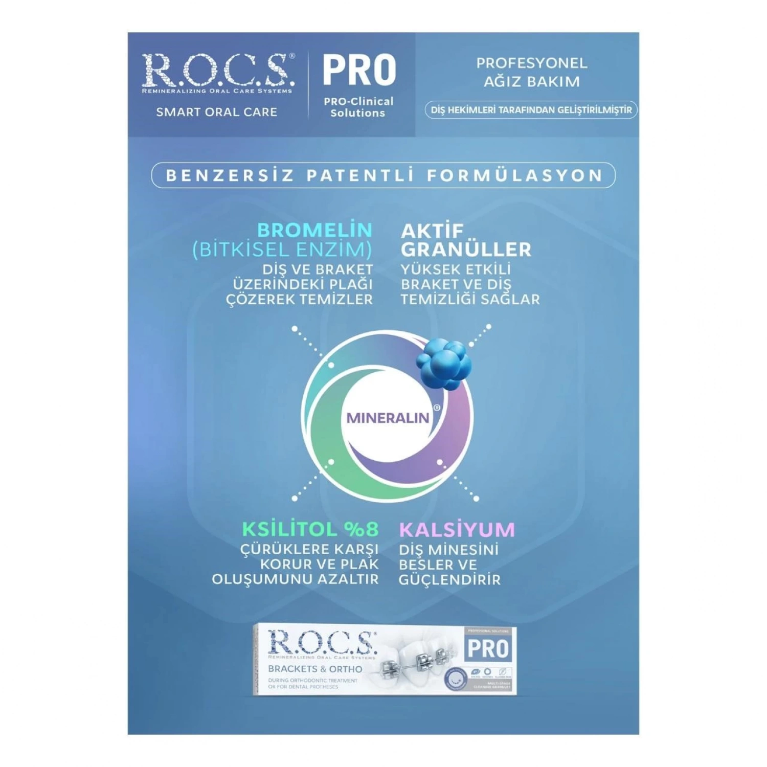 R.o.c.s. Pro Brackets & Ortho Diş Macunu 74gr