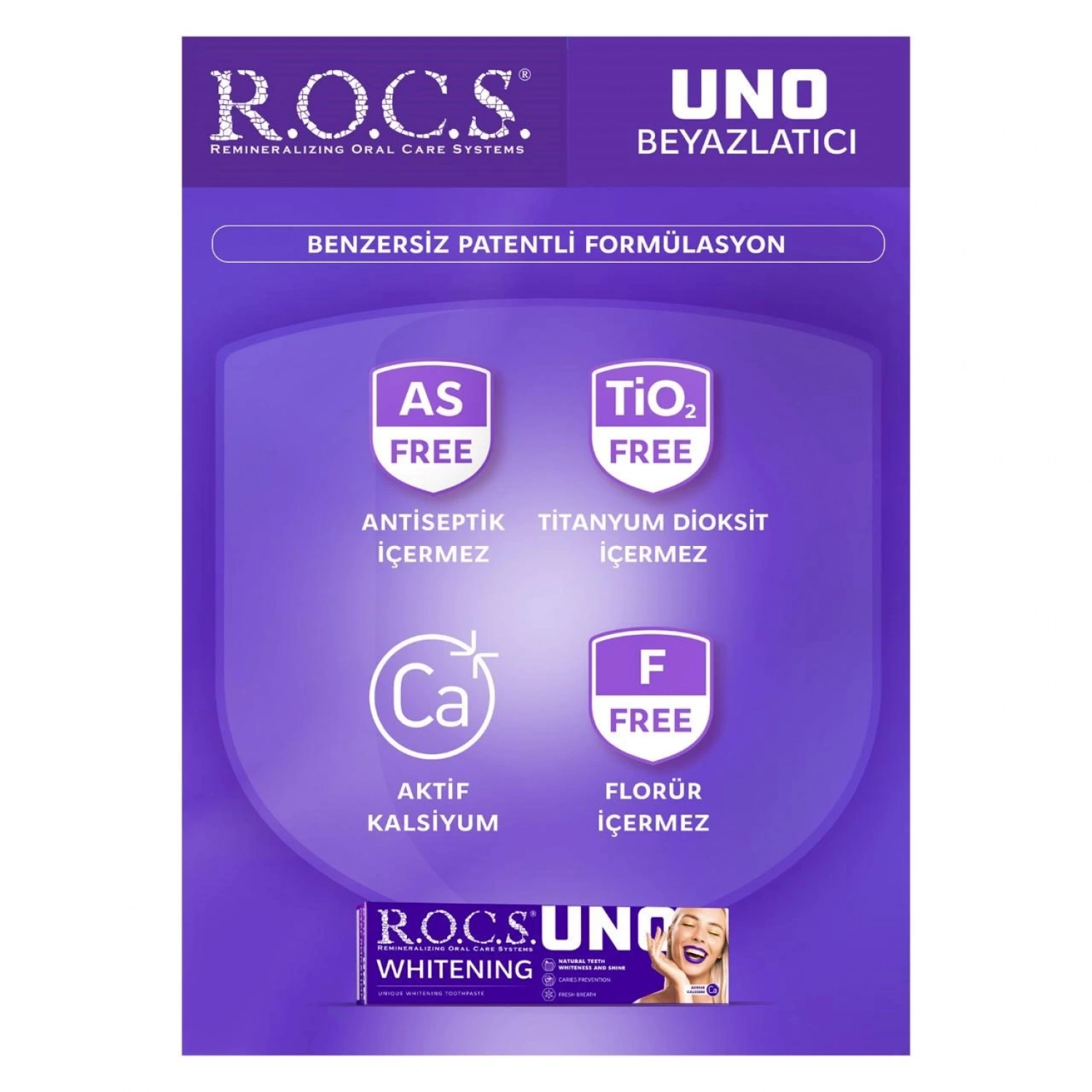 R.o.c.s. Uno Hızlı Beyazlatıcı Diş Macunu 74g