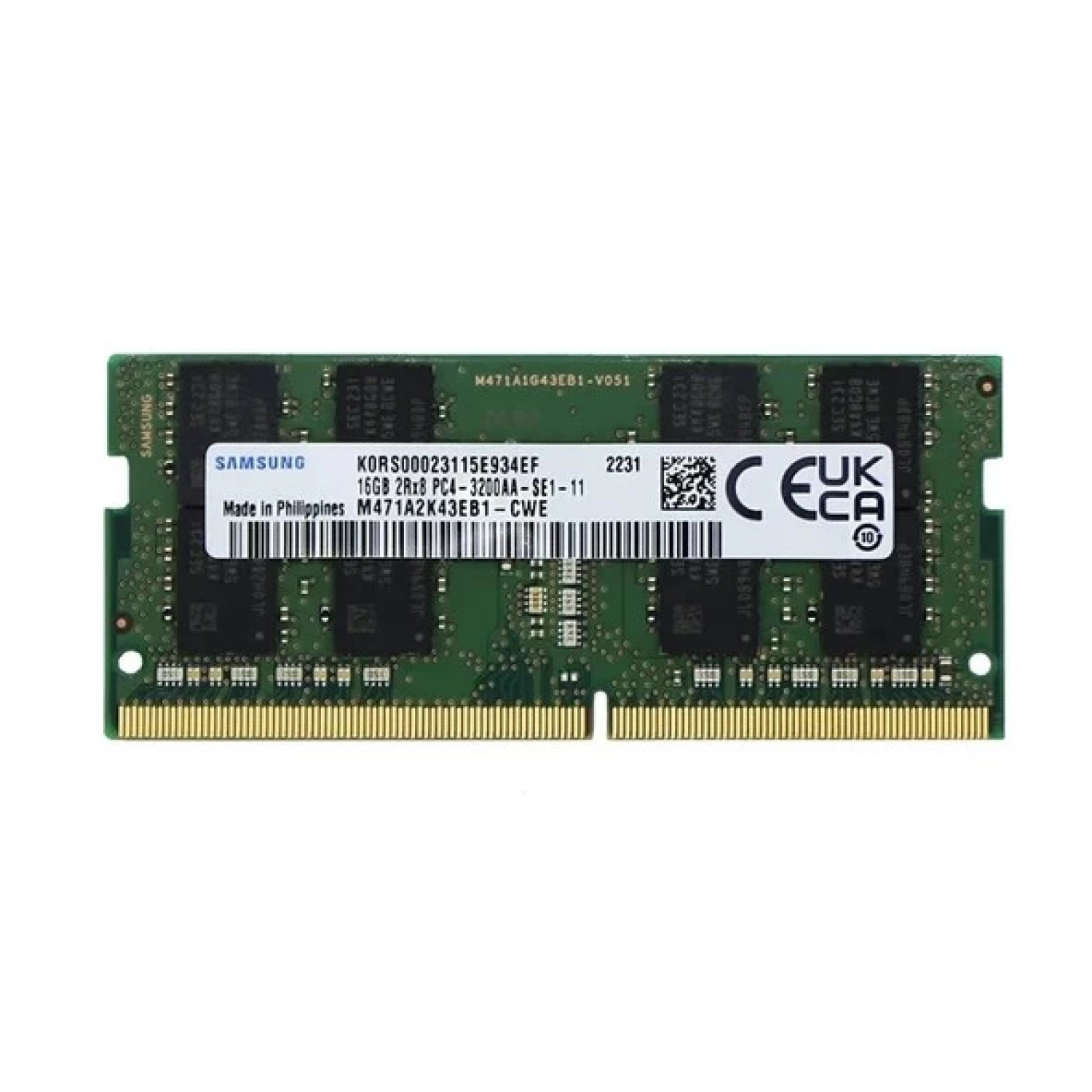 Samsung 16 GB 3200MHz DDR4 M471A2K43EB1-CWE Notebook Ram