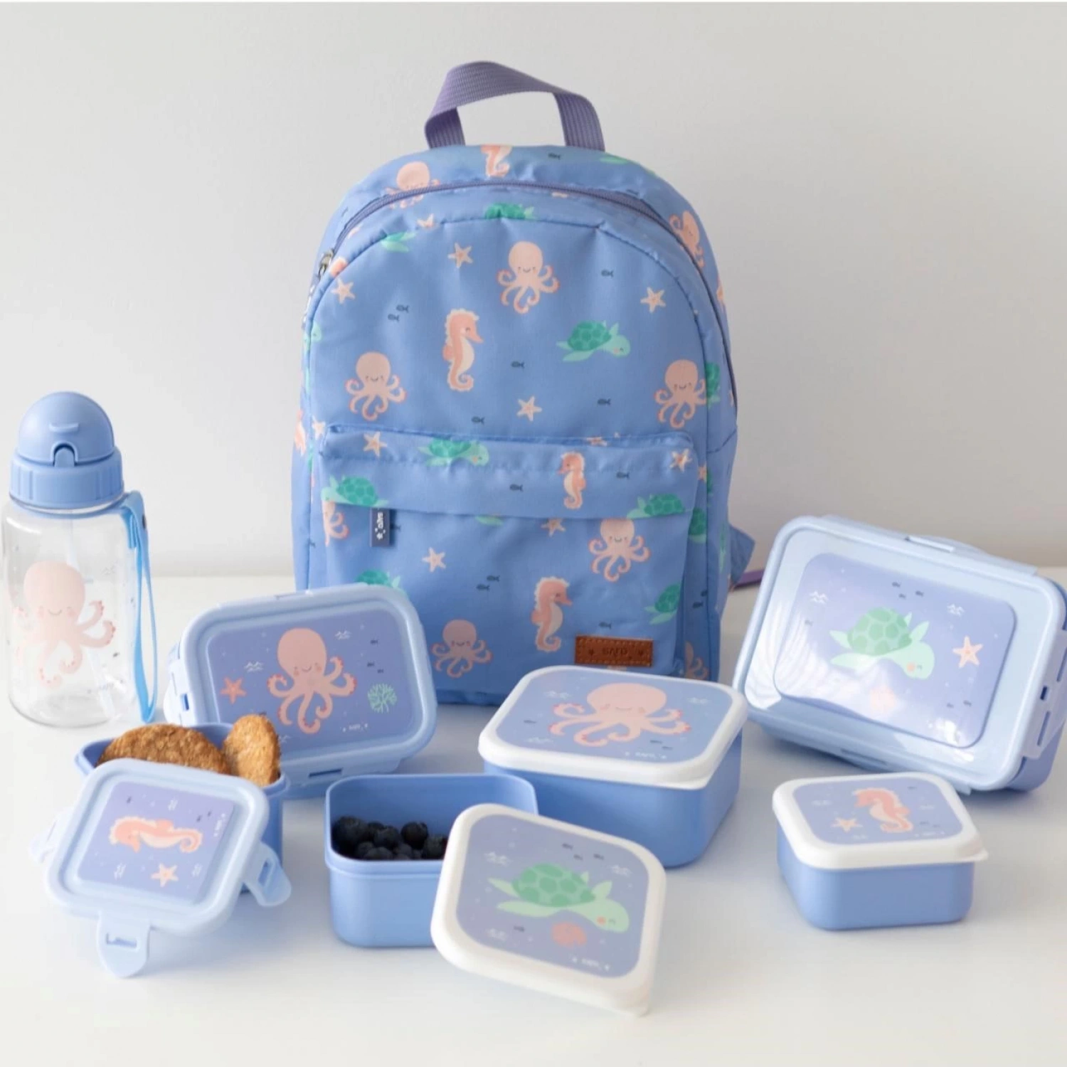 Saro Beslenme Kutusu - Ocean Life Mavi