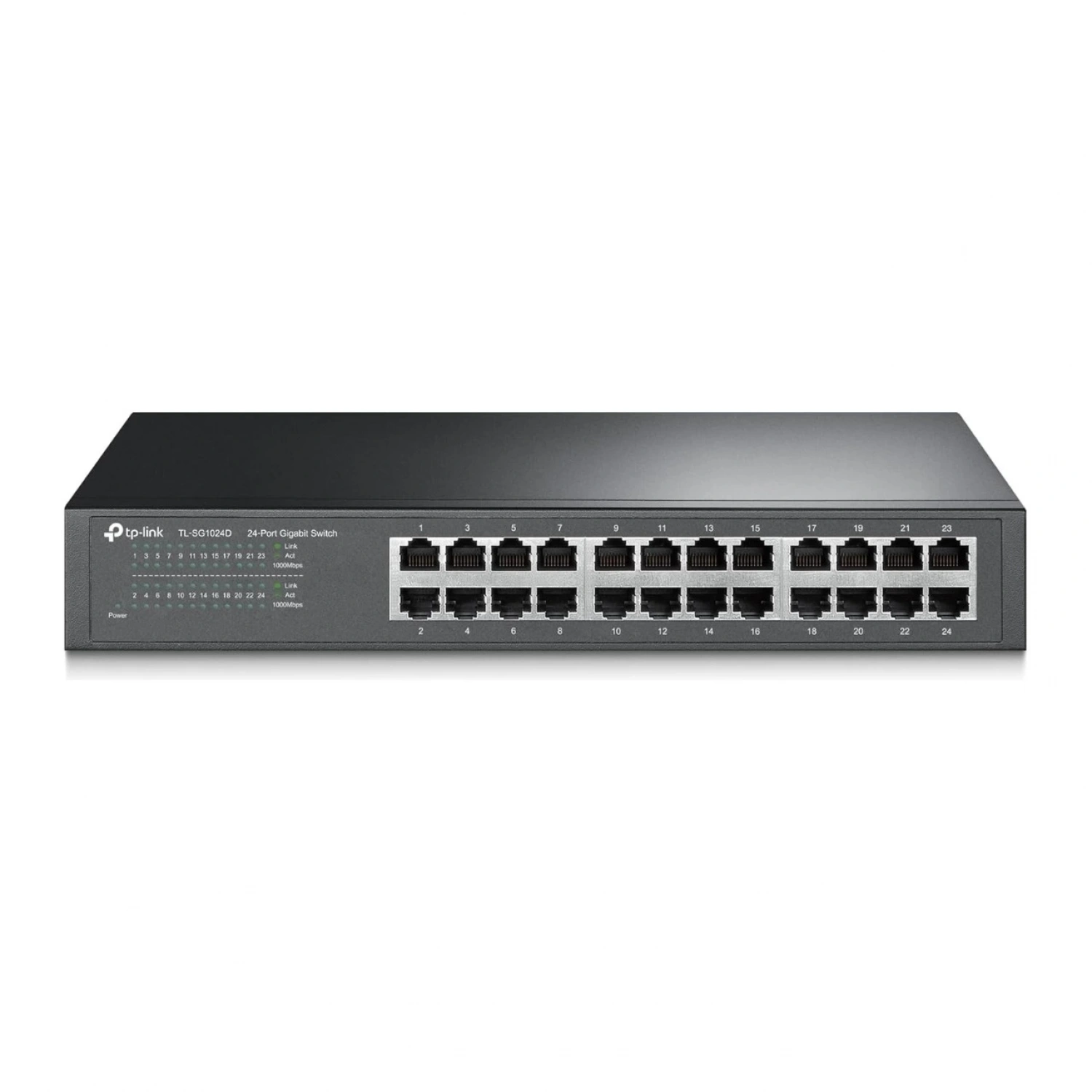 TP-Link TL-SG1024D 24 Port Gigabit 10/100/1000 Mbps Çelik Kasa Rackmount Yönetilemez Switch