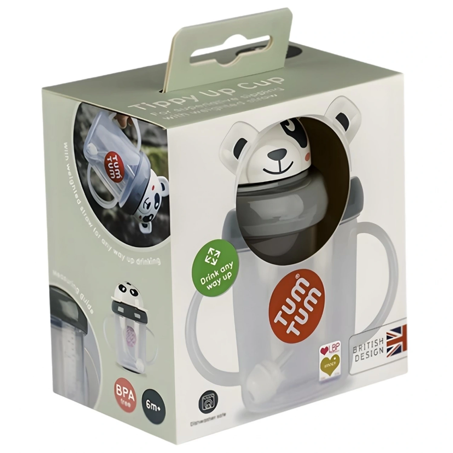 Tum Tum Pipetli Damlatmayan Alıştırma Bardağı - Pip Panda