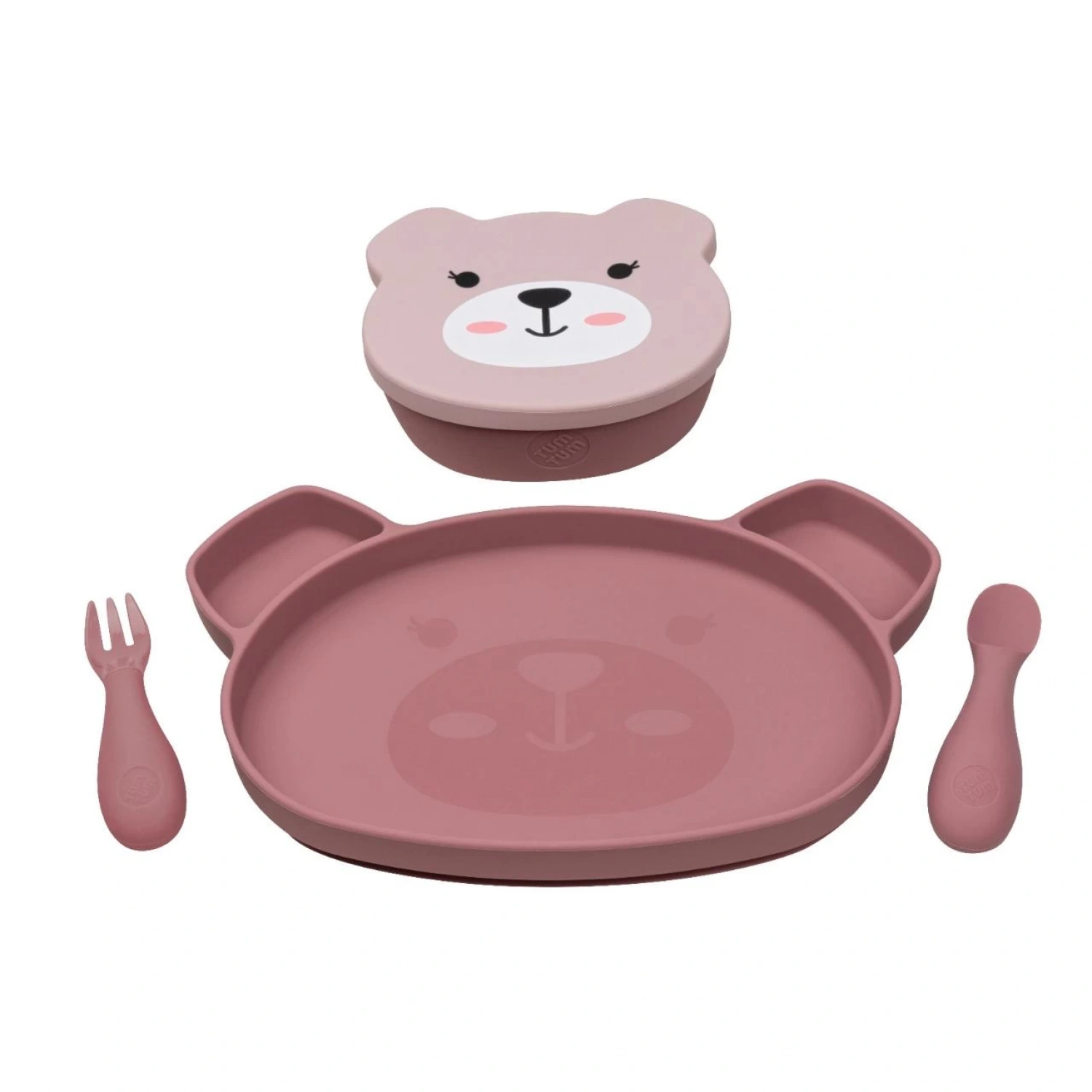 Tum Tum Silikon Beslenme Seti (7 parça) - Betsy Bear