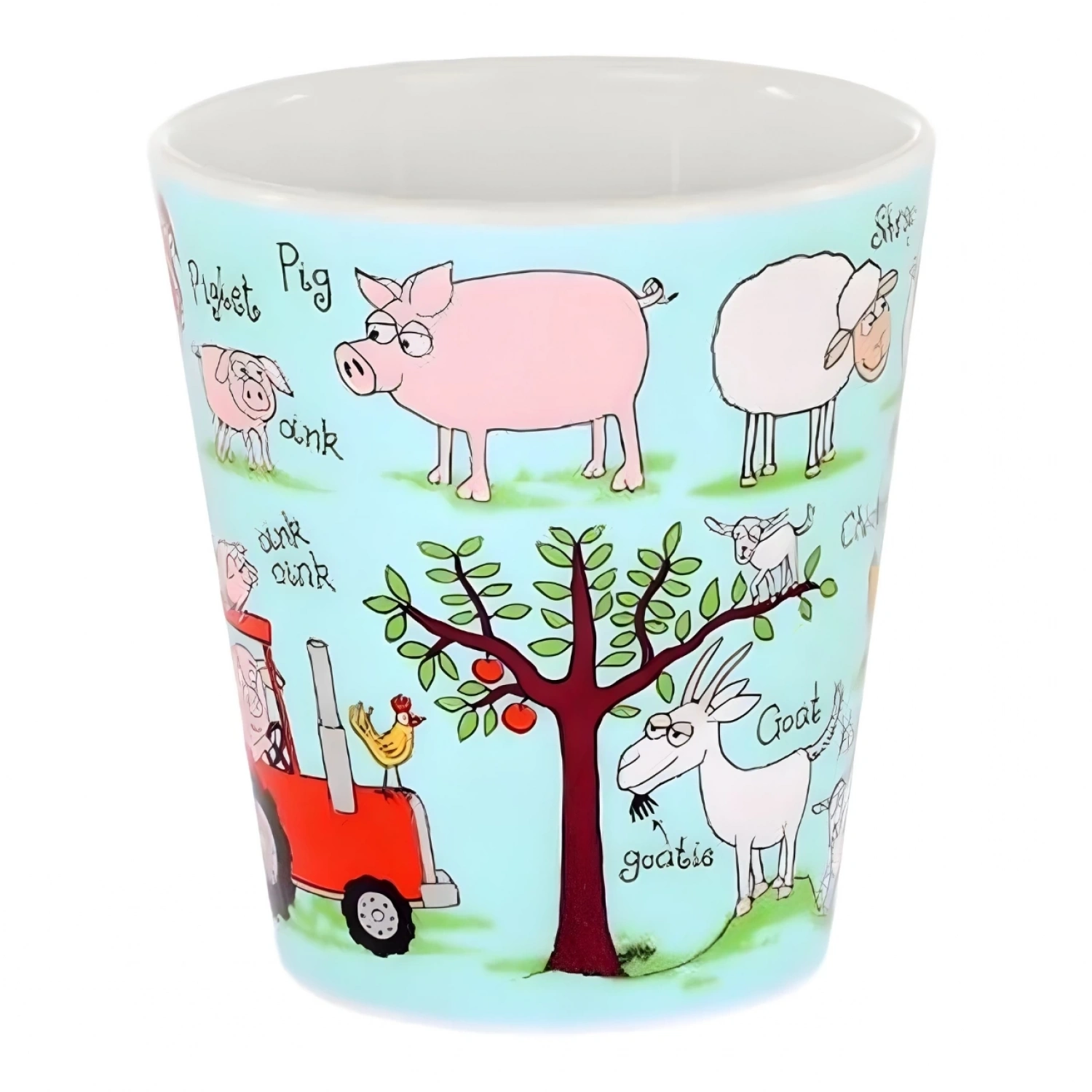 Tyrrell Katz Melamin Alıştırma Bardağı - Farmyard