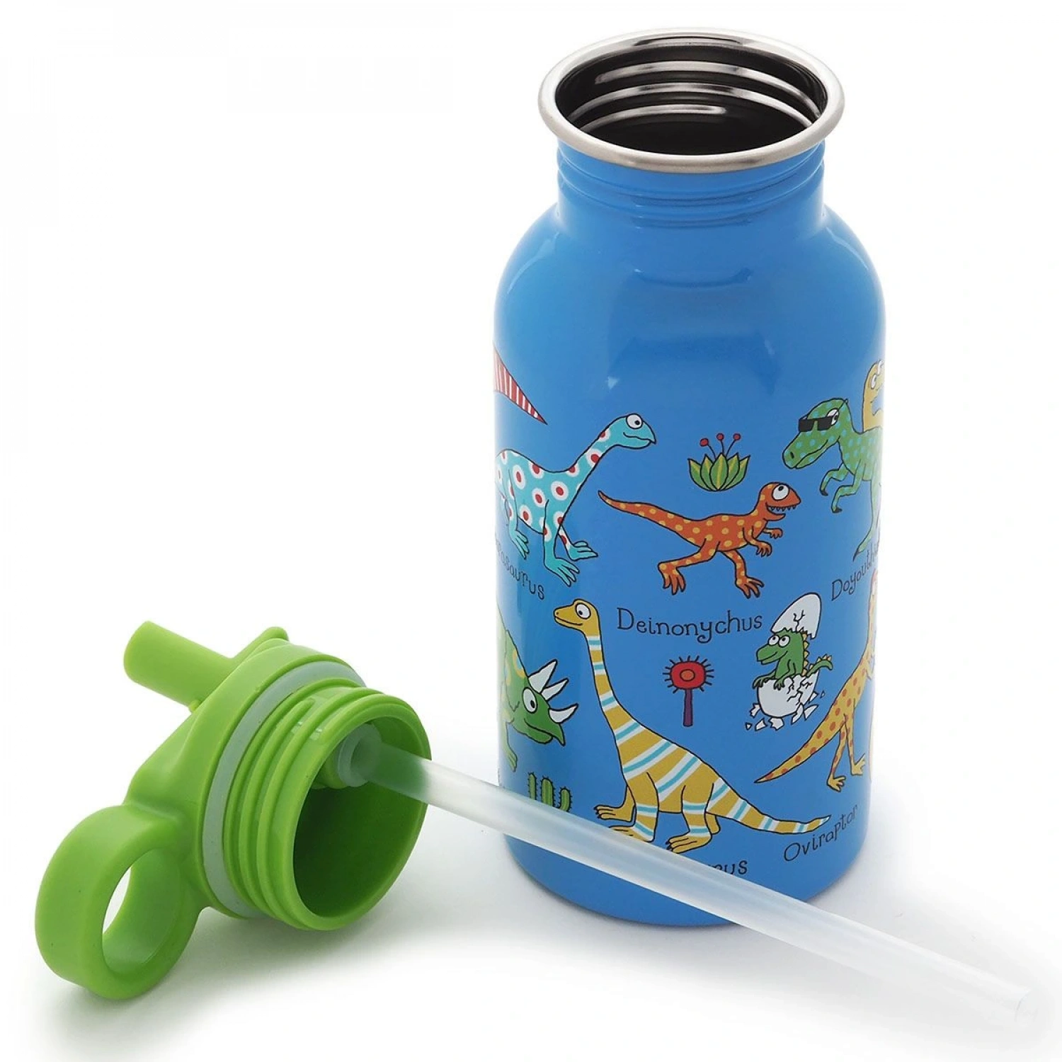 Tyrrell Katz Pipetli Çelik Matara 400ml - Dino