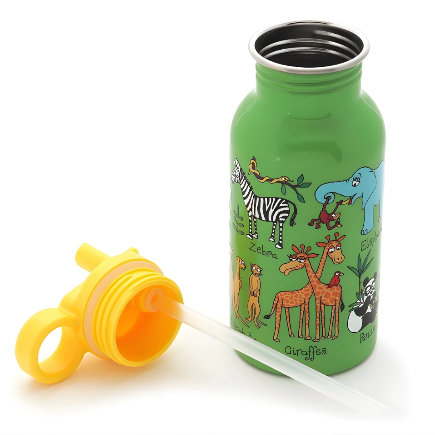 Tyrrell Katz Pipetli Çelik Matara 400ml - Jungle