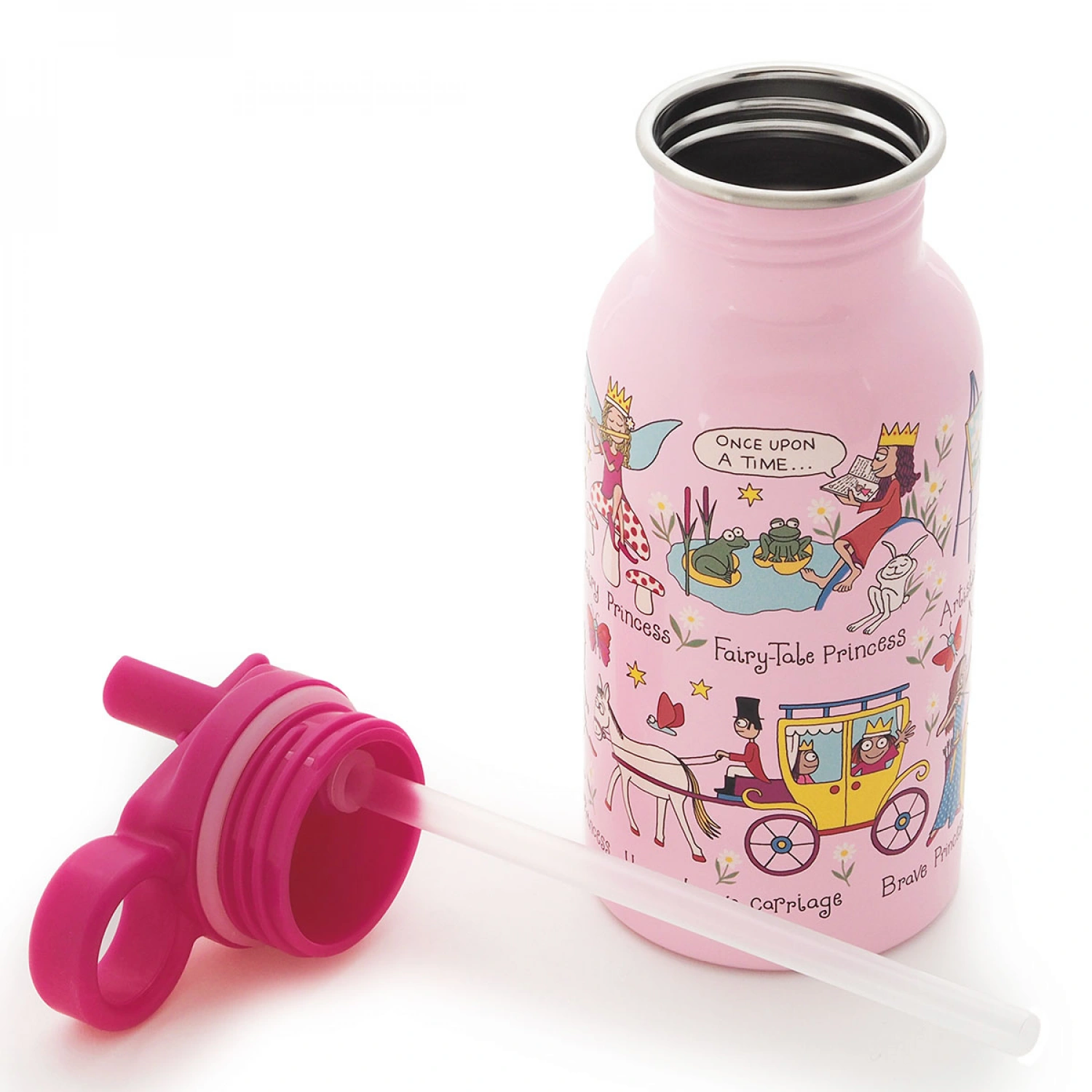 Tyrrell Katz Pipetli Çelik Matara 400ml - Princess