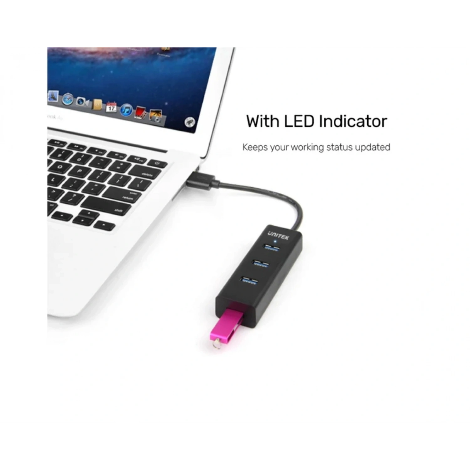 UNITEK 4 PORTS USB 3.0 HUB (Y-3089)