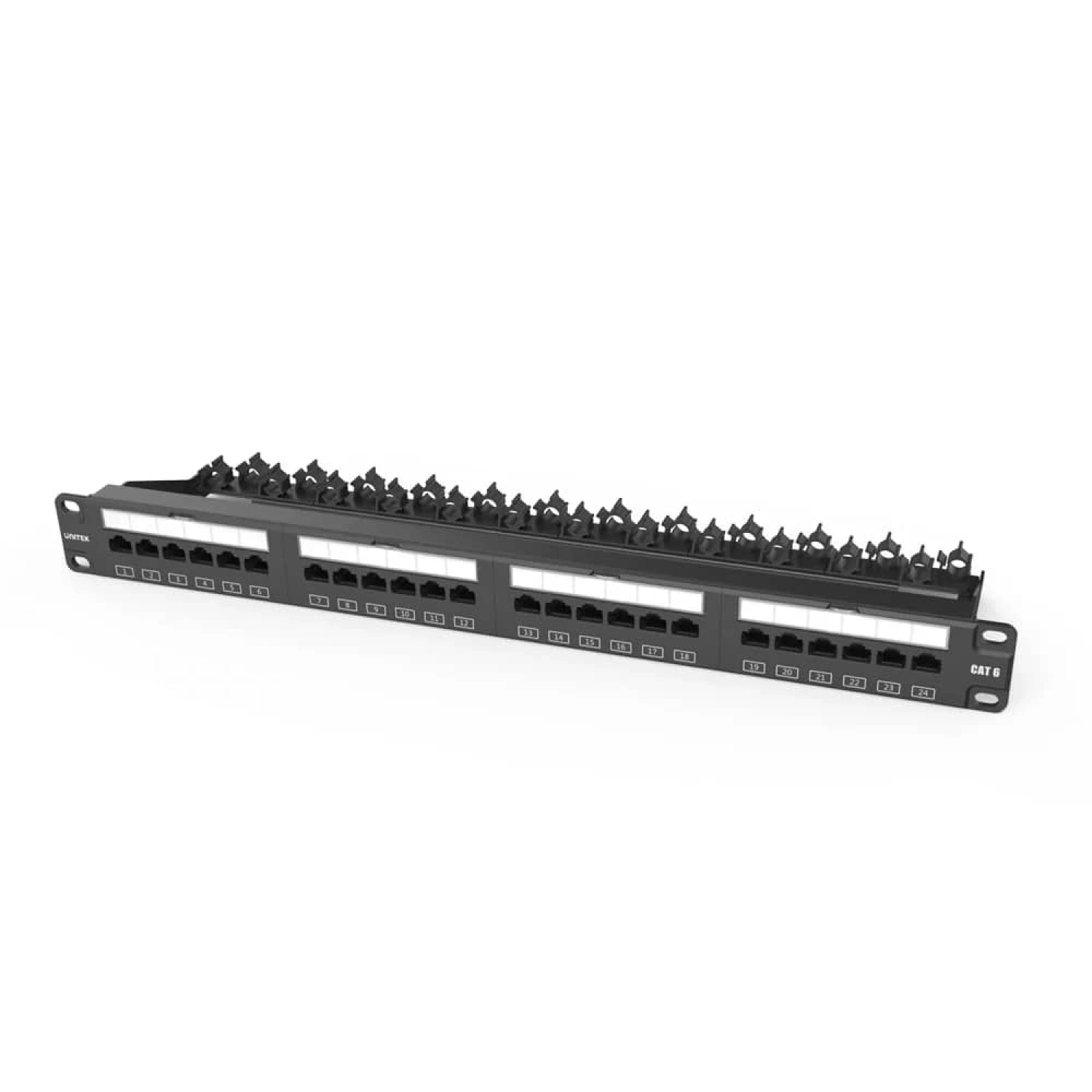 UNITEK CAT6 UTP 24 PORT RJ45 PATCH PANEL (T003A)