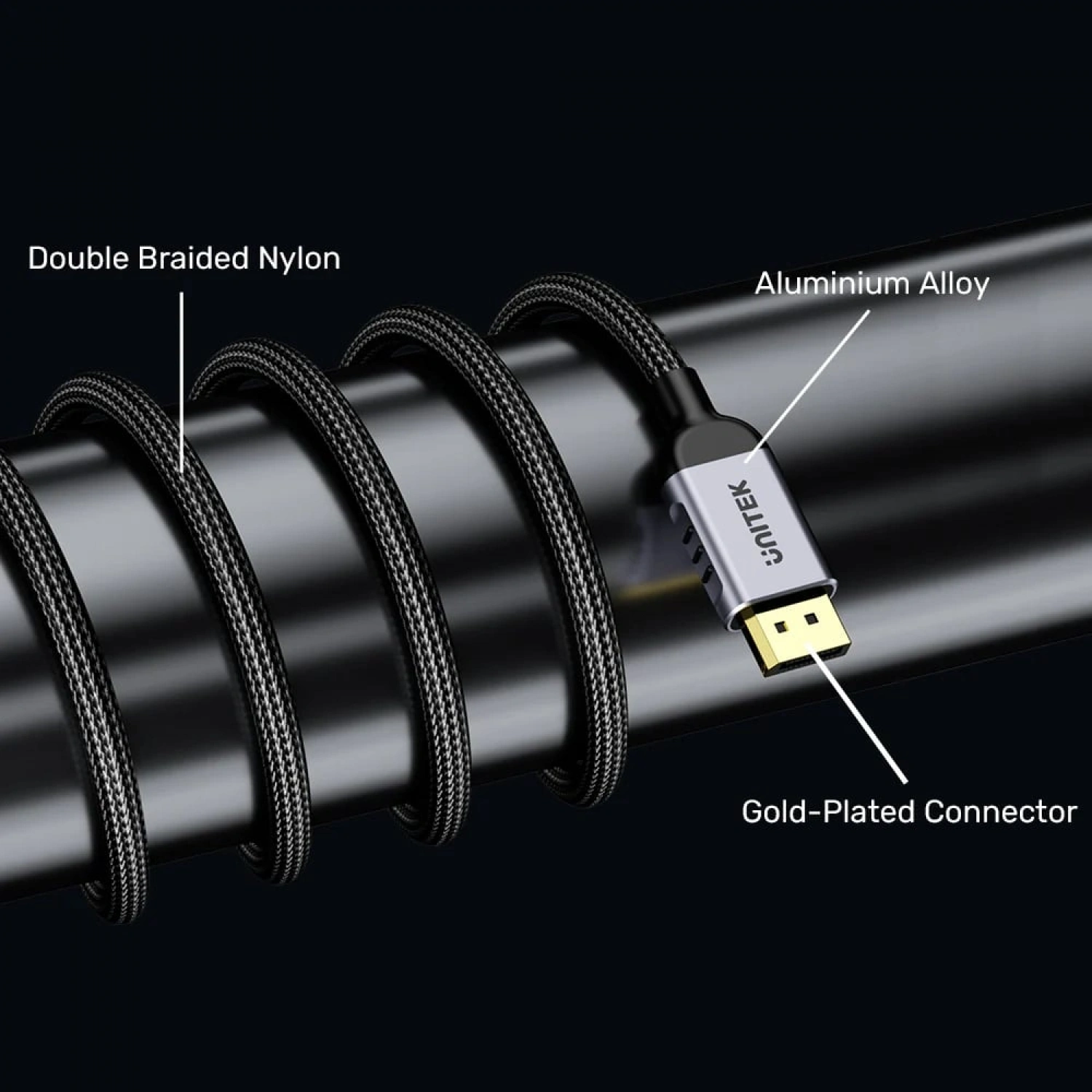 UNITEK DISPLAY PORT 2.1 KABLO 3MT 16K (C1626GY01-3M)