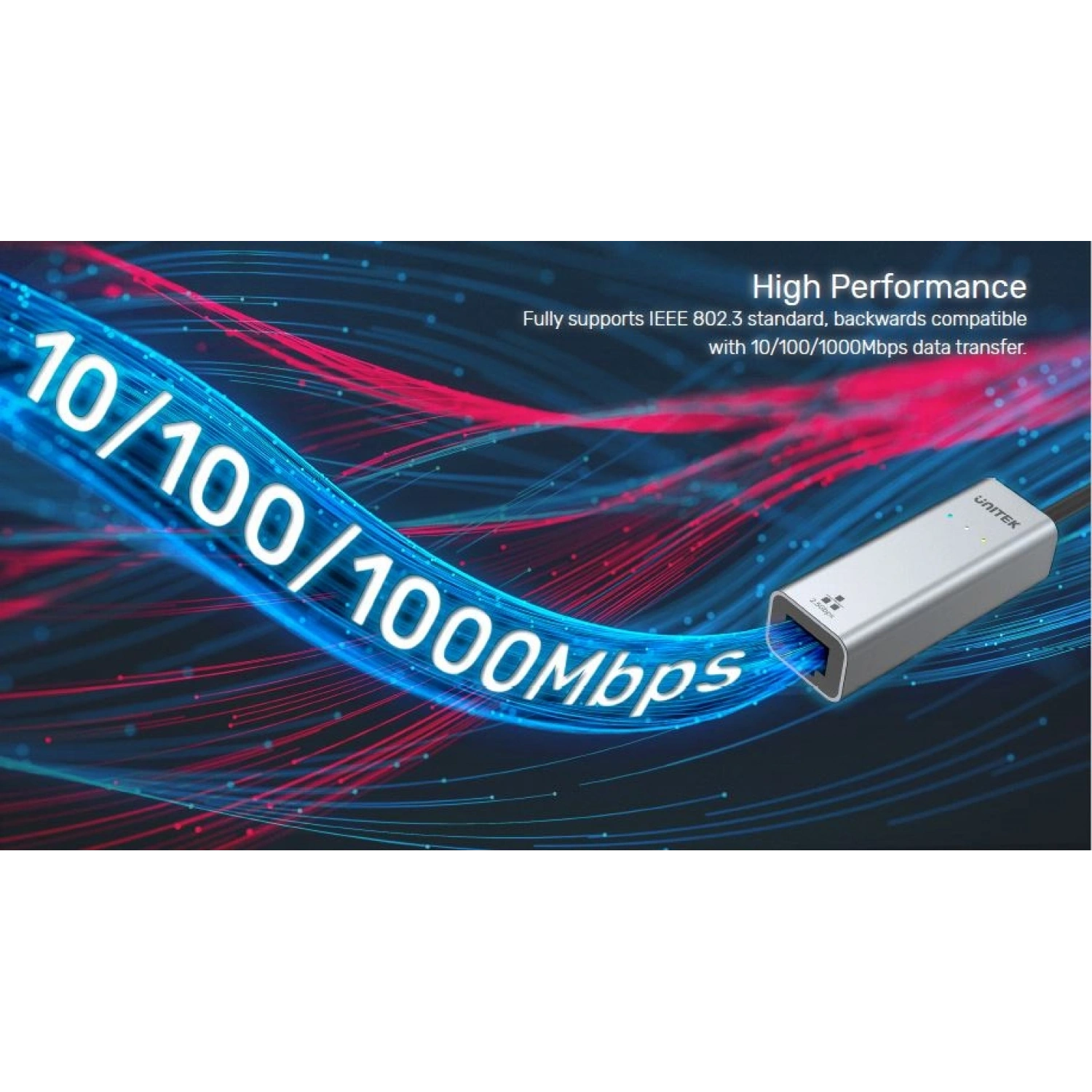 UNITEK HİBRİT USB-C/USB-A 2.5 GİGABİT ETHERNET ADAPTÖRÜ (U1313CGY01)