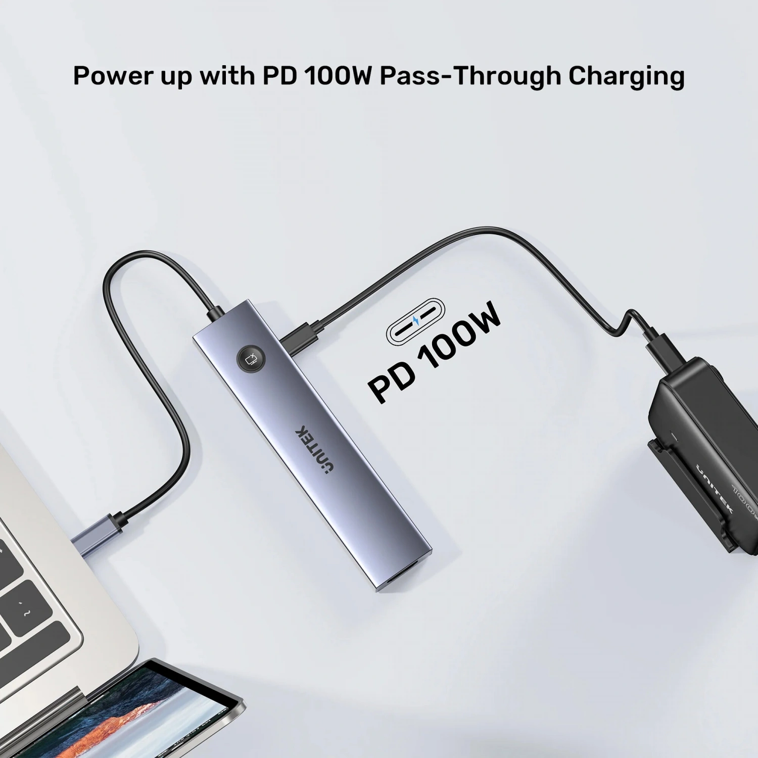 UNITEK UHUB S7 PRO 7-IN-1 5GBPS USB-C HUB (H1124AGY01)