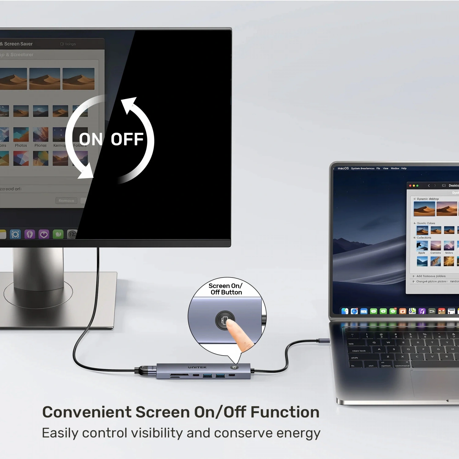 UNITEK UHUB S7 PRO 7-IN-1 5GBPS USB-C HUB (H1124AGY01)
