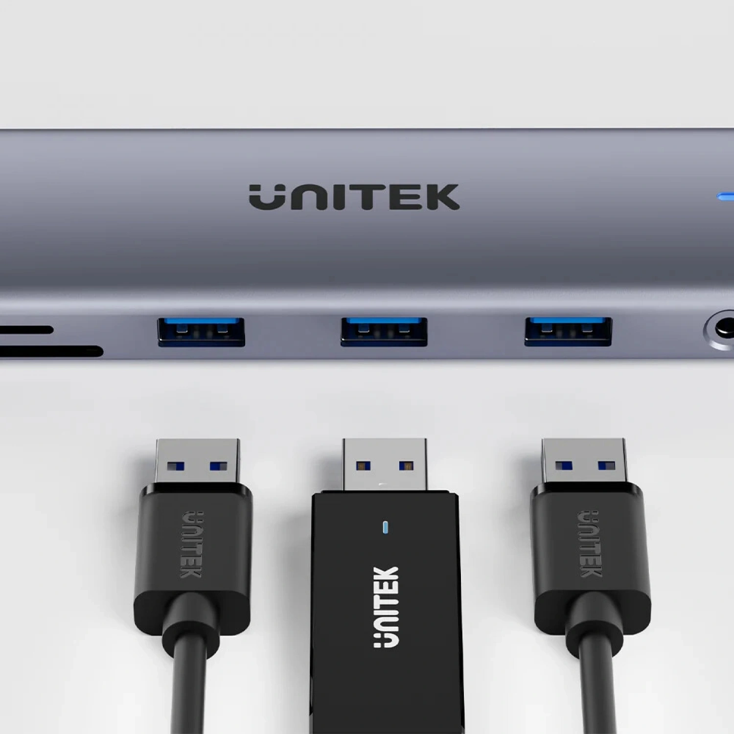 UNITEK UHUB U11+ 11-IN-1 USB-C HUB (D1113BGY01)