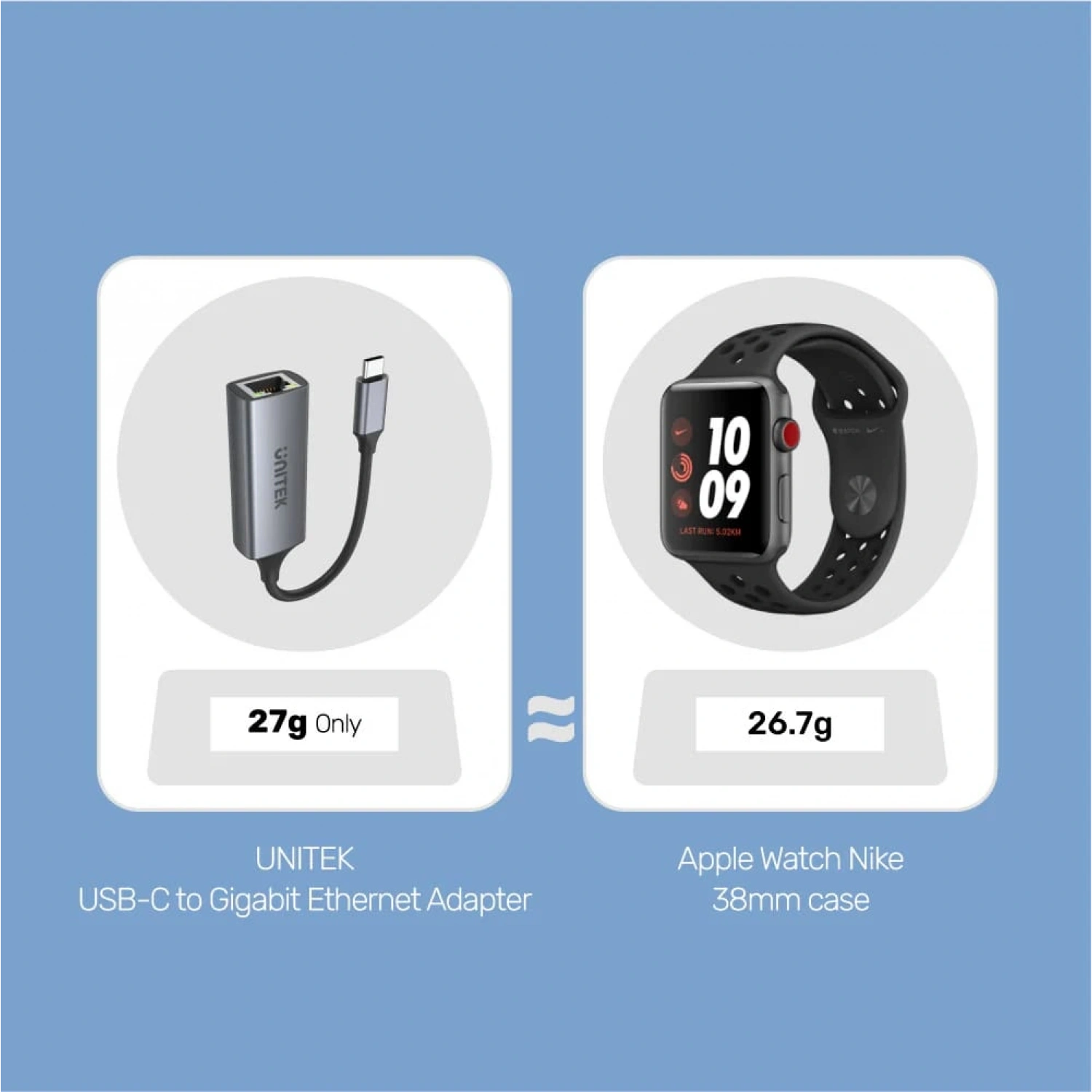 UNITEK USB TYPE-C TO GIGABIT ETHERNET (U1312A)