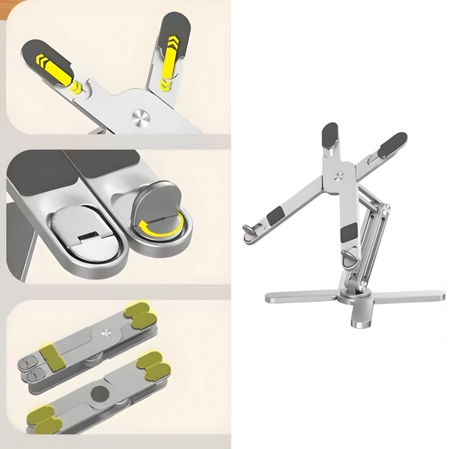 Venture VNT-8001 360° Her Yöne Ayarlanabilir 15.6 Alüminyum Portatif Notebook Stantı