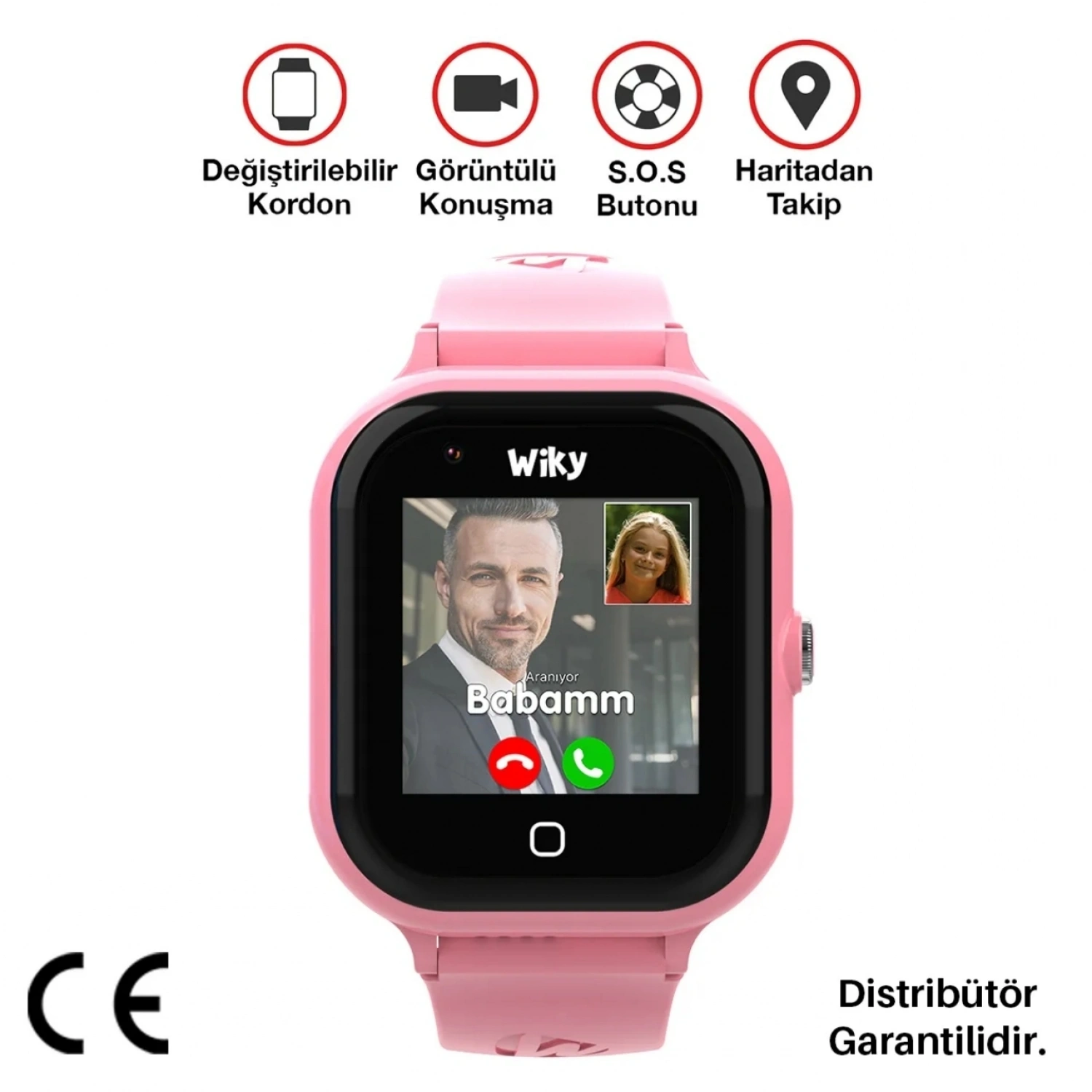 Wiky Watch 4S Pembe Akıllı Çocuk Saati