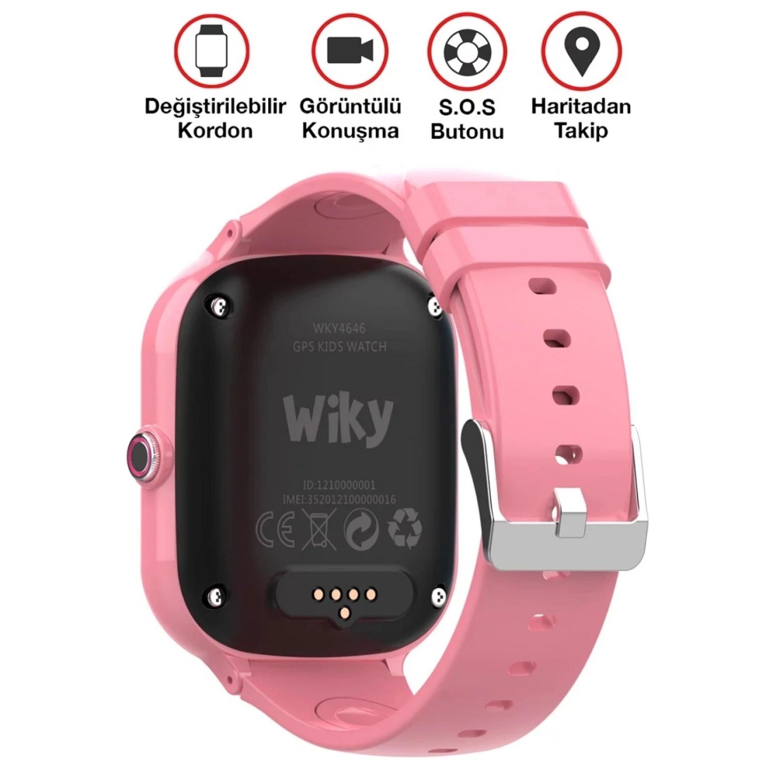 Wiky Watch 4S Pembe Akıllı Çocuk Saati
