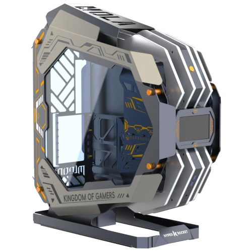 Hyper Rocket MOLA E-ATX 4 ARGB Fan RGB Open Style Oyuncu Kasası