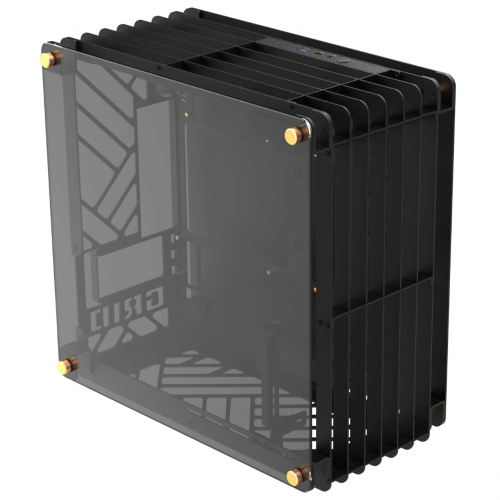 Hyper Rocket GRID Siyah M-ATX/M-ITX Open Frame Oyuncu Kasası