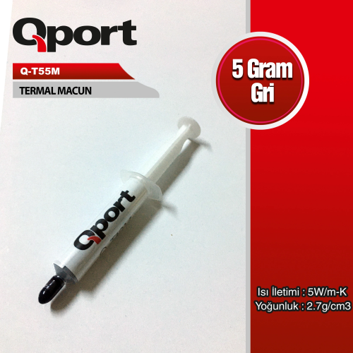 QPORT Q-T55M Thermal Paste 5g 5W/mK 2.7g/cm3