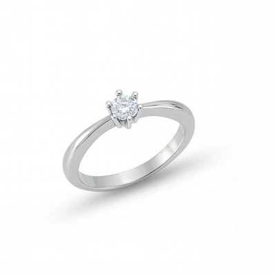 0,05 ct Amor Tektaş Pırlanta Yüzük