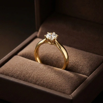 0,05 ct Elysia Tektaş Pırlanta Yüzük