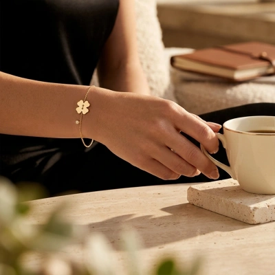 Yonca Pırlanta Bileklik