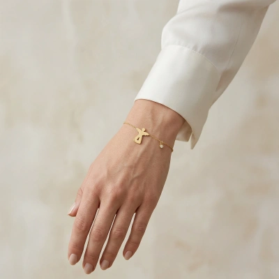 Melek Koruyucu Pırlanta Bileklik