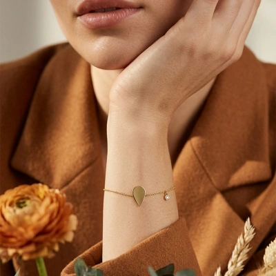 Damla Pırlanta Bileklik