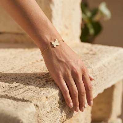 Kelebek Pırlanta Bileklik