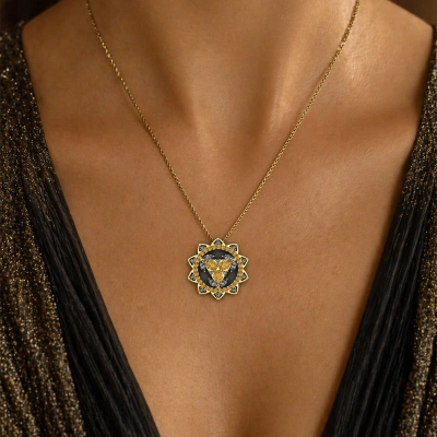 Solar Plexus Çakrası Altın Kolye