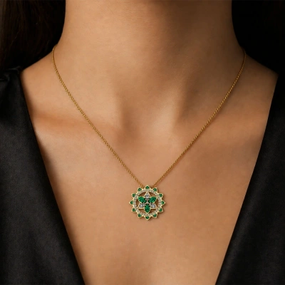 Kalp Çakrası Altın Kolye