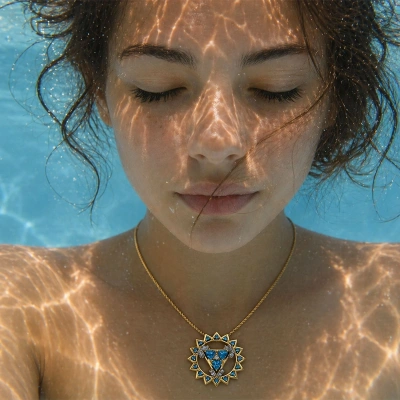 Boğaz Çakrası Altın Kolye