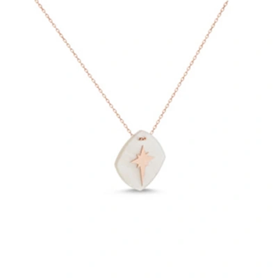 Elips Sedefli Küçük Kutupyıldızı Kolye