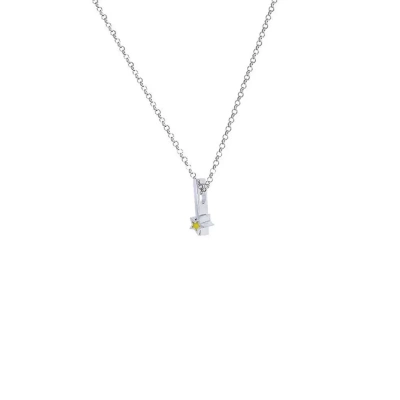 I Harfi Yıldızlı Gümüş Kolye