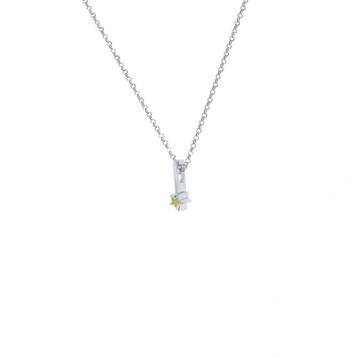 I Harfi Yıldızlı Gümüş Kolye