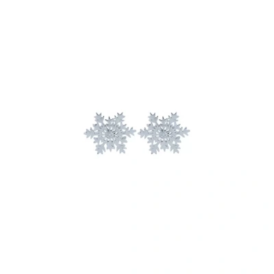 Kar Tanesi Gümüş Küpe