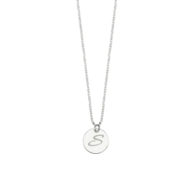 Lazer Kesim Plaka S Harfli Kolye