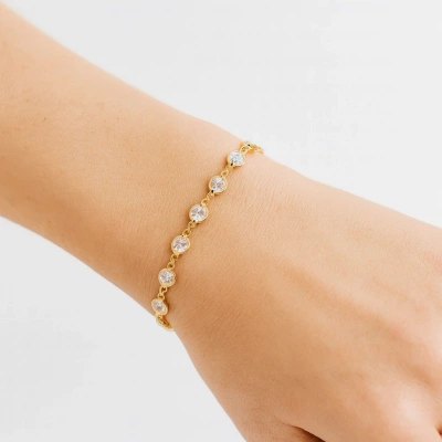 Rose Tohum Taşlı Su Yolu Bileklik