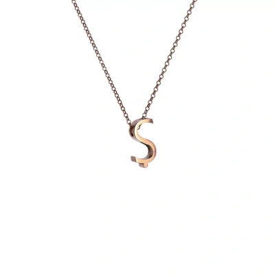 Ş Harfi Gümüş Kolye