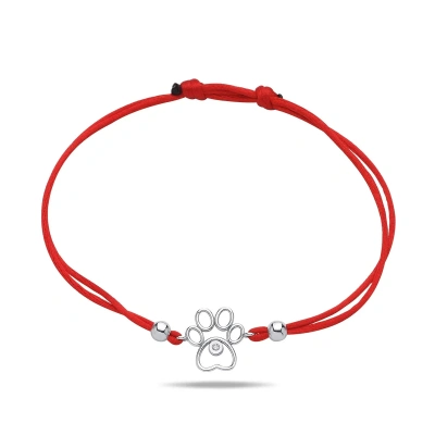 Tektaş Pırlantalı Pati Bileklik