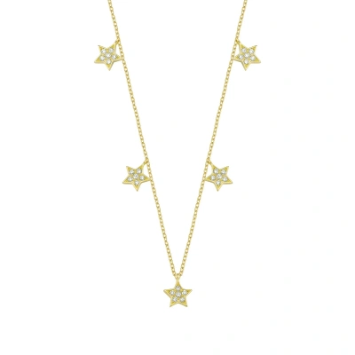 Yıldız Sallantılı Altın Zincir Kolye
