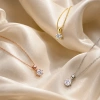 0,05 ct Amor Tektaş Pırlanta Kolye