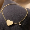 Heart Diamond Bracelet