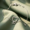 Cat Friend Diamond Bracelet