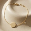 Round Tag Diamond Bracelet