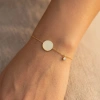 Round Tag Diamond Bracelet