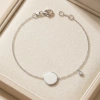 Round Tag Diamond Bracelet